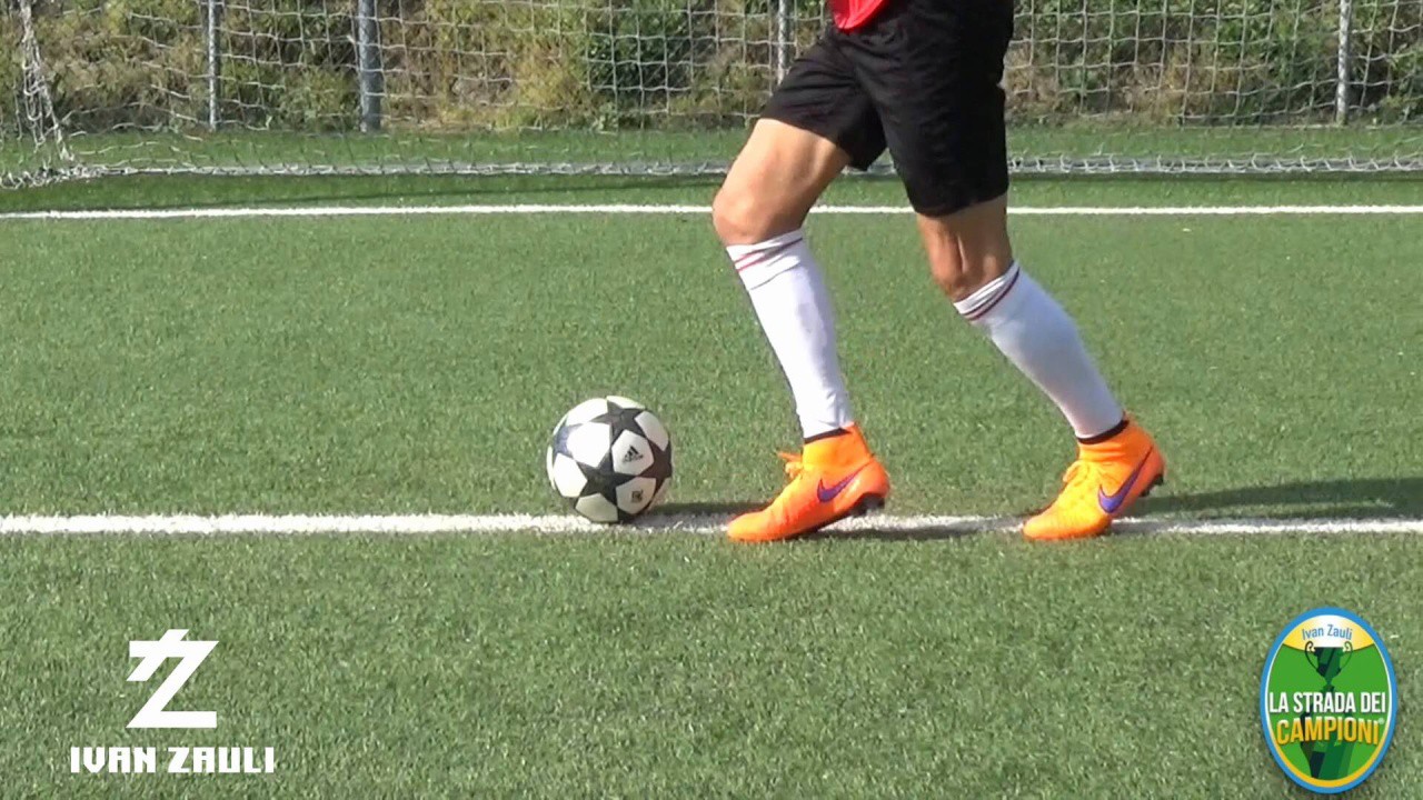 BALL MASTERY: Roll forward, backward and forward, inside cut, outside touch